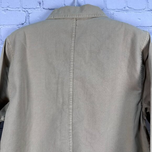 prAna Women's Melrose Canvas Barn Workwear Coat Jacket, Size Medium, Sandstone - Picture 7 of 12